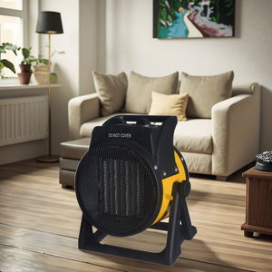 Ventilador Calefactor Portátil de Acero Inoxidable PTC con Mini Calefactor Cerámico PTC de 2000W para Hogar y Oficina, Ventilador Calefactor de Escritorio Portátil - Product Image 4