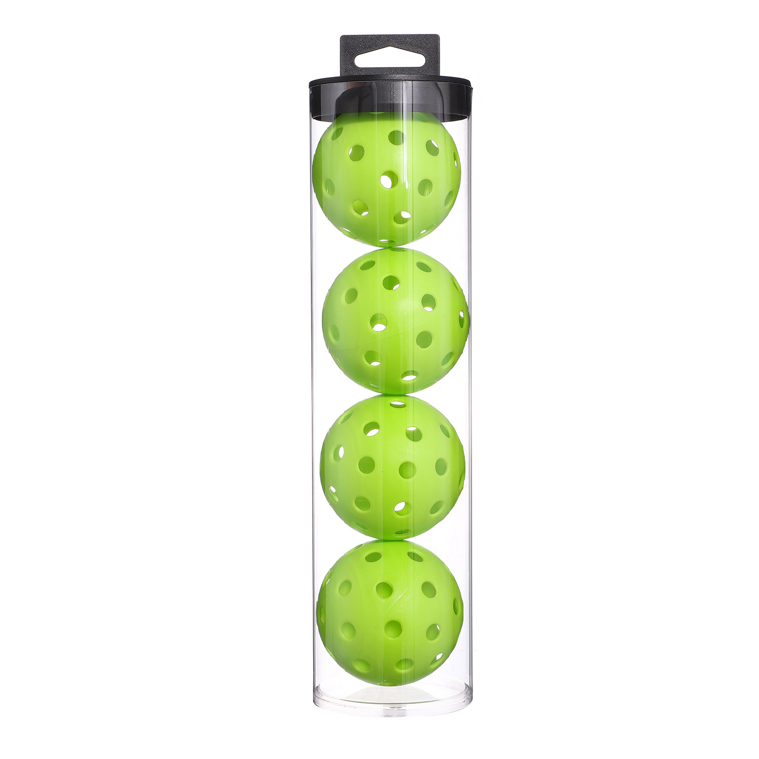 Pack de 4 balles 40 trous [Vert] [Emballage seau plastique]
