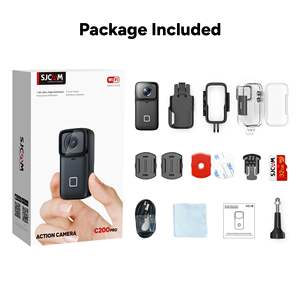 Caméra d'action de poche C200Pro, mini caméra de casque, caméra Vlog idéale pour la plongée sous-marine, la moto, la voiture et les animaux de compagnie (POV) - Product Image 6