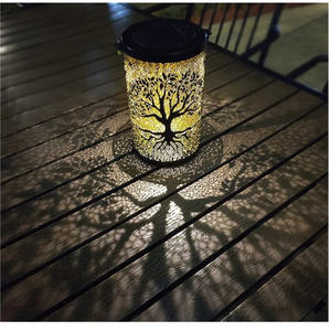 Autres bougeoirs lanternes et bocaux à bougies Led Lanternes solaires Lampes de jardin Lanternes murales d'extérieur - Product Image 3