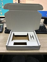 Boîte d'expédition personnalisée en carton ondulé pour avion, petite taille, impression logo, emballage en papier, boîte d'expédition pour bougies, vente chaude
