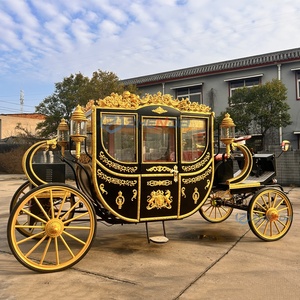 Nouvelle Carrosse Royale de Luxe Électrique pour Mariage avec Lumières, Corps Noir - Product Image 5