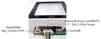 Mini lector de código Qr de torniquete integrado 1D 2D OEM ODM, escáner de código de barras, máquina expendedora, lector de código QR, Control de acceso de puerta Nfc