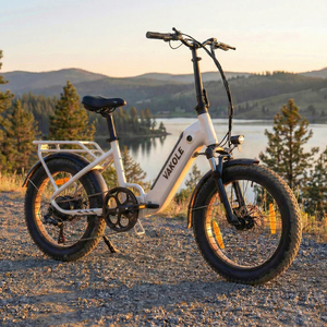 Vélo électrique pliable Vakole VT4 avec moyeu arrière en alliage d'aluminium blanc, 250W, 20 pouces, 36V, 13Ah, pour adultes, conduite en ville, entrepôt UE - Product Image 6