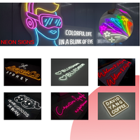Enseigne néon personnalisée pour logo de magasin et décoration d'événements, fabricant d'enseignes sur mesure pour devantures de magasins, bureaux, hôtels, enseigne néon personnalisée
