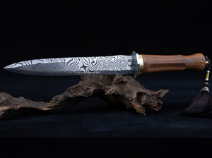 Cuchillos <span class=keywords><strong>de</strong></span> espada Yaodian <span class=keywords><strong>de</strong></span> 41,5mm, hoja <span class=keywords><strong>de</strong></span> acero inoxidable <span class=keywords><strong>de</strong></span> alto rendimiento 5Cr15MOV, mango <span class=keywords><strong>de</strong></span> palisandro - Product Image 3