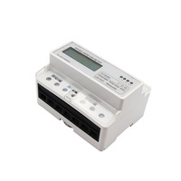 צריכת מטר חשמלי מסילת din דיגיטלי תצוגת dc נתונים לוגר ac 3 שלב lcd תצוגה