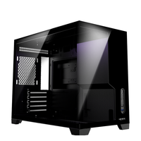 Caja de PC para Juegos upHere UC01 con Vidrio Templado, Dos Bandejas para SSD y 7 Ranuras PCIe