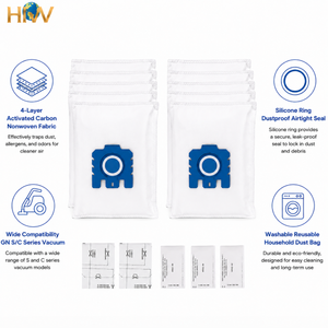 Bolsa de Filtro para <span class=keywords><strong>Aspiradora</strong></span> Eléctrica de Tela No Tejida GN al por Mayor para Uso Doméstico, Alta Calidad, Compatible con Varios Modelos - Product Image 1