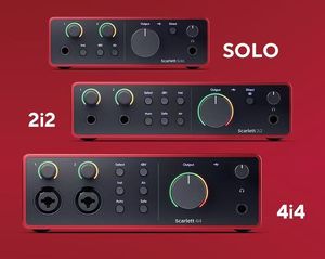 Accessoire d'Instrument de Musique Focusrite Scarlett pour <span class=keywords><strong>Carte</strong></span> <span class=keywords><strong>Son</strong></span> <span class=keywords><strong>2i2</strong></span> Quatrième Génération pour la Production de Livres Audio et l'Enregistrement - Product Image 1