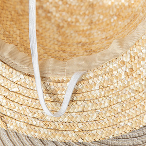 Sombrero de Paja Ecológico Amarillo <span class=keywords><strong>con</strong></span> Cinta para Cosplay de Anime, <span class=keywords><strong>Gorra</strong></span> Parasol para Playa, Viajes al Aire Libre y Uso Casual - Product Image 3