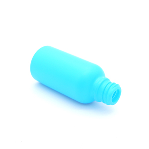 Botella de vidrio azul para cosméticos, cuentagotas, 30ml, 50ml, 100ml - Product Image 2
