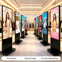 Paneles de Pantalla LED Plegables de Alta Calidad P2.5 para Interiores, con Resolución 4K HDR10, para Publicidad, Video Wall de Pie para Tiendas de Ropa