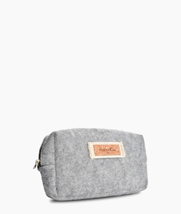 Étui rigide avec une pochette de rangement supplémentaire à l'intérieur, trousse de toilette légère, édition mode - Product Image 5