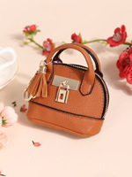 Nouveauté : Mini breloque de sac, accessoires multicolores, ornements, petit sac à main, pendentif, porte-clés, breloques de sac de luxe de créateur