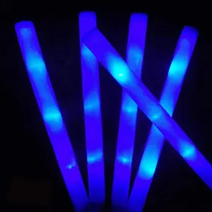 Nicro Glowingカラフルスポンジスティックコンサートチアフォームグロースティックネオンパーティー用品カラフルなLedライトグローフォームスティック