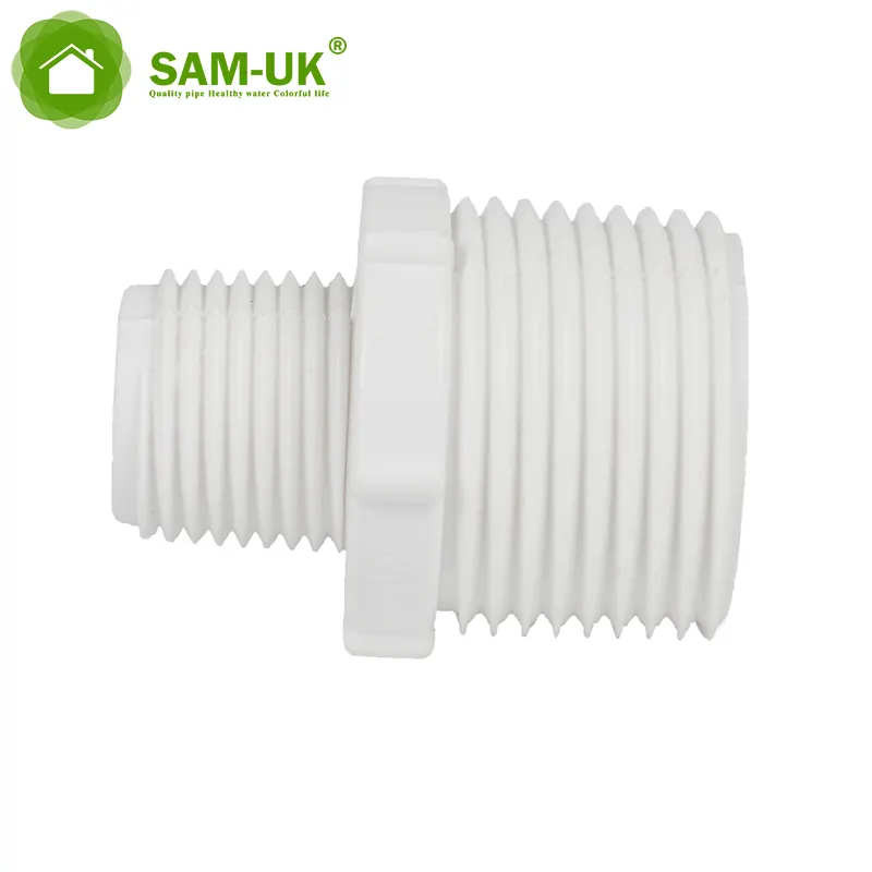 China strength manufacturer plastic tubes names of male nipple reducer 1/2 pvc pipe fittings