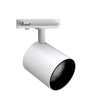 La voie monophasée de 220V Dimmable LED allume la goulotte de barre omnibus en aluminium 3W 24W 3000K conception moderne blanche de bureau et de centre commercial de 36 degrés