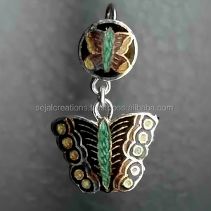 butterfly Earrings,<b>silver</b> Filigree Earrings,earrings Designs - Product Image 1