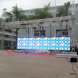 Panel Led Luar Ruangan HD SMD P6 1RGB Display Led 32X32 Dot Matrix