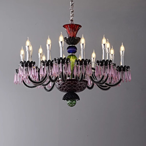 Lámpara colgante <span class=keywords><strong>de</strong></span> cristal <span class=keywords><strong>Baccarat</strong></span> francesa nueva al por mayor, estilo europeo, para villa, mansión, sala <span class=keywords><strong>de</strong></span> estar, comedor, dormitorio, hogar, Zhongshan - Product Image 3
