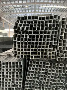 Pipa baja karbon tabung persegi dan persegi panjang harga pabrik pipa struktur besi f