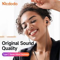 Écouteurs type-c filaires USB C casque avec micro HD Support d'appel musique contrôle du Volume écouteurs filaires pour Samsung Xiaomi Oppo Vivo