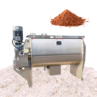 Mélangeur à ruban horizontal en U de 1000L pour poudre de sucre, farine de riz, amidon de maïs et amidon de manioc