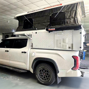 Camper de Carcasa Rígida para Camioneta, <span class=keywords><strong>4x4</strong></span>, Todoterreno, Expedición, RV, Personalizado, Deslizable, de Aluminio, para Camioneta - Product Image 2