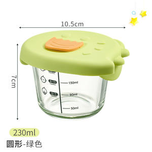 Dessin animé dinosaure conception bébé nourriture bol et tasse moule verre frais-conservation stockage cuisson outil supplémentaire bébé fournitures - Product Image 6