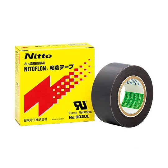 شريط لاصق NITTO DENKO NITOFLON 903UL بدرجة حرارة عالية من البولي إيثيلين تيريفثاليت للعزل الكهربائي