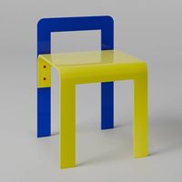 Ensemble table et chaises contrastées de style nordique pour cour, balcon ouvert, mobilier de loisirs extérieur