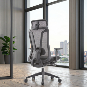 Silla Ejecutiva <span class=keywords><strong>de</strong></span> Oficina <span class=keywords><strong>de</strong></span> Lujo, Transpirable, con Malla Especial, Tejido <span class=keywords><strong>de</strong></span> Doble Capa, Respaldo Contorneado, Ajuste Completo, Reposacabezas Suave - Product Image 5