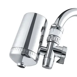 Torneira montado cartuchos manuel água alcalina filtro sistema instalação rápida purificação de água máquinas faucet purificador