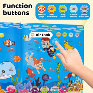 Zhorya Montessori - <span class=keywords><strong>Livre</strong></span> sonore et <span class=keywords><strong>livre</strong></span> électronique pour l'apprentissage précoce - <span class=keywords><strong>Livre</strong></span> d'activités silencieux pour enfants d'âge préscolaire - Jouets éducatifs pour enfants - Product Image 4