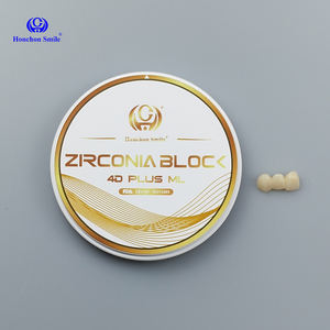 Blocco di <span class=keywords><strong>Zirconia</strong></span> Dentale Multistrato 4D Plus 98mm 95mm Disco di Zirconio CADCAM Dentale Disco Ceramico Dentale Grezzo - Product Image 1