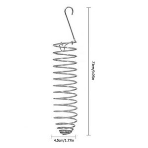 Support de nourriture inodore pour oiseaux en acier inoxydable, jouet de forrage pour perroquets avec panier suspendu, support de nourriture durable pour l'enrichissement des oiseaux - Product Image 2