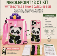 Kit DIY de broderie pour étui de tasse en forme de grenouille, ensemble d'accessoires de broderie, fournitures d'artisanat pour la création de cadeaux créatifs