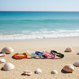 Angelina – chevillères à la mode, design floral perlé, multicolore, pour femmes et filles, accessoire de bijoux - Product Image 2