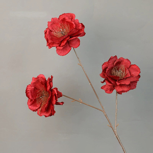 Gran oferta, arreglo Floral, bodas navideñas, Día de la madre, Pascua, escuela, rosa roja, centros de mesa decorativos de plástico, Loto - Product Image 5