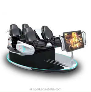 Machine de jeu de film de réalité <span class=keywords><strong>virtuelle</strong></span> d'intérieur/extérieur de simulateur de la famille 4 Seater de simulateur de 9D VR gagnent l'argent ce tranchant - Product Image 1