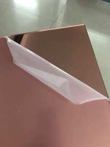 Plaque <span class=keywords><strong>miroir</strong></span> acrylique extrudé argenté et doré, ignifuge, écologique certifié, épaisseur 0,8 mm-5 mm, 100 % vierge, découpe sur mesure - Product Image 2