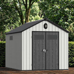 맞춤 제작 간편 조립 녹 방지 플라스틱 정원 창고 비치 체어 보관용 - Product Image 2