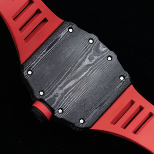 Reloj Deportivo de Lujo para Hombre Richard NT35-02, de Alta Precisión, Manual, de Acero Inoxidable, con Correa de Goma de 22mm, Esfera Esqueleto de Buceo, Corona en Posición - Product Image 5