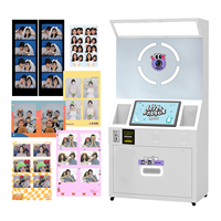 Photo Booth Selfie Instan Korea Portabel Layar Sentuh 21,5 inci untuk iPad dan Smartphone, Layanan Mandiri, Langsung dari Pabrik untuk Pusat Perbelanjaan