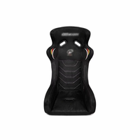 Siège baquet universel JBR New Pro MX-A Style en fibre de verre avec dossier en fibre de carbone pour sièges de voiture modifiés et simulateurs de course