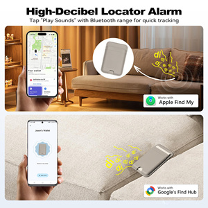 Portefeuille MagSafe <span class=keywords><strong>double</strong></span> système, compatible Apple Find My et Android Find Hub, traceur GPS anti-perte, porte-cartes magnétique, portefeuille intelligent, prêt à être expédié - Product Image 2