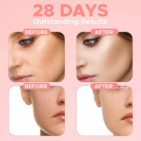 OEM/ODM Essence liquide anti-âge blanchissante 4-en-1, contient 30% de vitamine C, 5% de nicotinamide et 10% de vitamine E pour les soins du visage