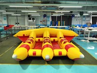 Bateau banane gonflable tractable pour 6/8 personnes, modèles Flying Fish et Banana Boat, grandes et petites tailles