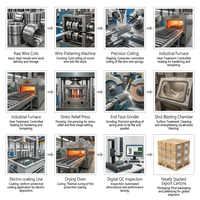 Ressort de moule en acier allié lourd industriel personnalisé, norme DOM DEM